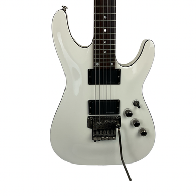 Used Schecter HELLRAISER C-1 FR Super S Electric Guitar White 6-String