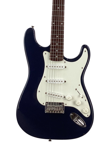 Used Squier BULLET STRAT BBL S Type Electric Guitar Blue 6-String