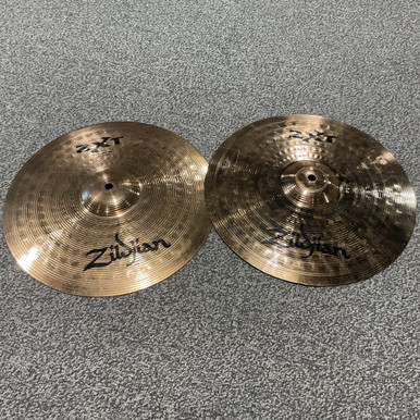 Used ZILDJIAN ZXT SOLID 14 INCH Hi Hat Cymbals