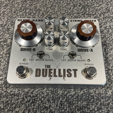 Used KING TONE THE DUELLIST V2 - SILVER Guitar Overdrive Pedal
