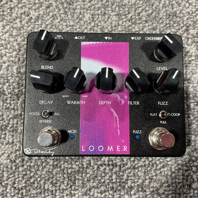 Used KEELEY LOOMER REVERB FUZZ Guitar Pedal