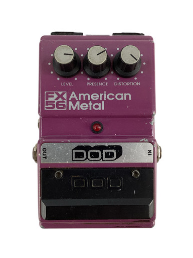 1986年購入、Ploco USA Distortion エフェクター Used DOD AMERICAN METAL FX56 DISTORTION PEDAL Distortion Pedal