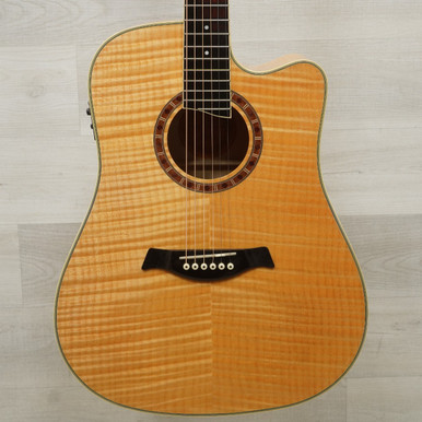 Used Jay Turser HDD18CE Laminate Top Acoustic Guitar Natural