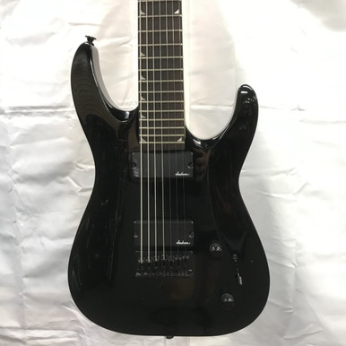 Used Jackson JS22-7 S Type Electric Guitar Black 6-String