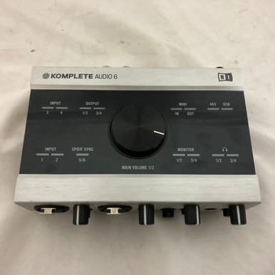 Used Native Instruments KOMPLETE AUDIO 6 Computer Interface 2 A/D