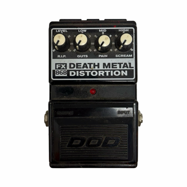 ギター DOD death l distortion FX86B Used DOD FX86B DEATH METAL DISTORTION Distortion Pedal