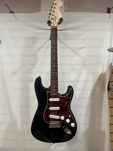 【中古】Squier Affinity Stratocaster Used Squier AFFINITY STRAT S Type Electric Guitar Black 6-String