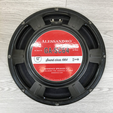 ジーザス Used Eminence GA-SC64 ALESANDRO RAW 1X12 SPEAKER 1 x 12 Guitar