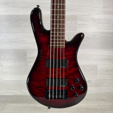 Used Spector Legend 5 Standard Bass Guitar - Red - 5-string