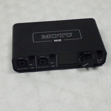 Used Motu M2 Computer Interface 2 A/D Recording Inputs