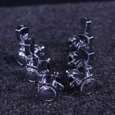 Used Grover 3X3 LOCKING TUNERS CHROME Guitar Hardware