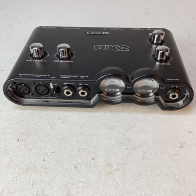 Used Line 6 UX2 Computer Interface 4 A/D Recording Inputs