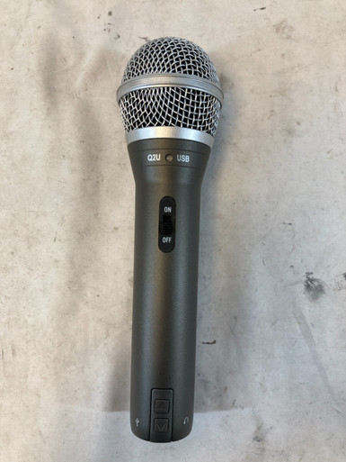 Used Samson Q2U DYNAMIC USB Microphone