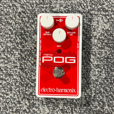 Used ELECTRO HARMONIX NANO POG Guitar Octave Pedal