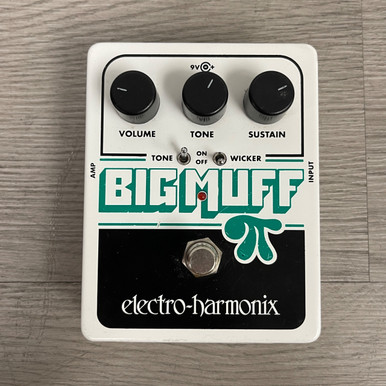 Used Electro Harmonix (E/H) BIG MUFF PI WITH TONE WICKER Fuzz Pedal