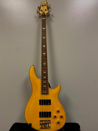 Used Schecter OMEN EXTREME-4 Bass Guitar Natural 4-String