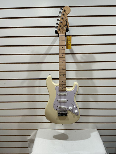 Used Squier SQUIER MINI BY FENDER S Type Electric Guitar White 6