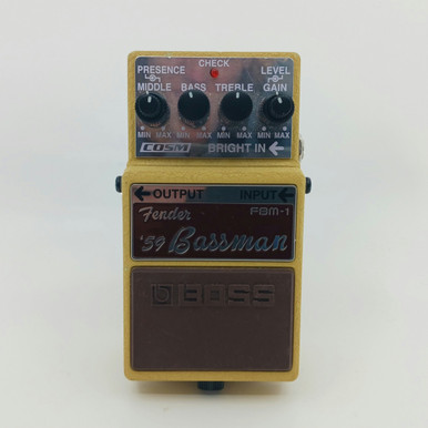 BOSS FBM-1 ギターエフェクター クランチ系ディストーション・サウンドのFender Bassmanをモデリング