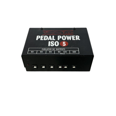 Used Voodoo Lab PEDAL POWER ISO 5 NO CABLES Pedal Power Supply