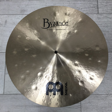 Used Meinl BYZANCE EXTRA THIN HAMMERED CR 18 1409G Crash Cymbal 18