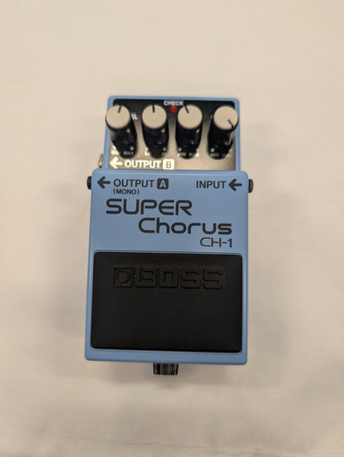 Used Boss CH-1 SUPER CHORUS Chorus Pedal
