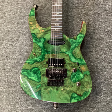 Used LEO JAYMZ TSUNAMI Super S Electric Guitar Custom Graphics 6