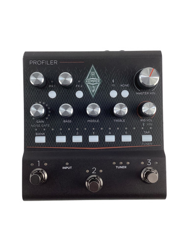 Used Kemper PROFILER PLAYER W/I-II-III/AC -WORN Floorboard Amp