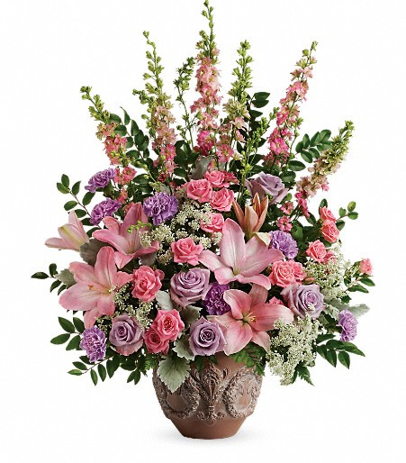 Tea Towel Bouquet in Blush - TypoFlora