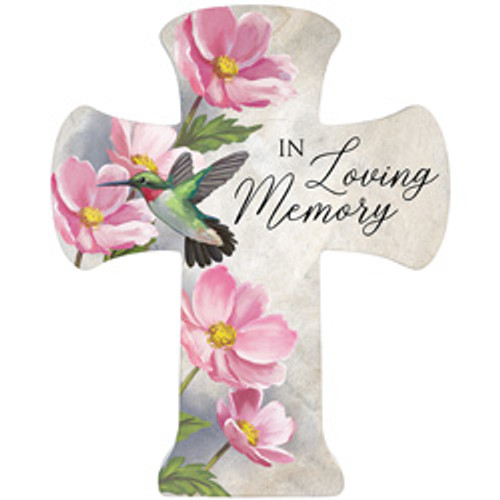 Loving Memory Pedestal Cross