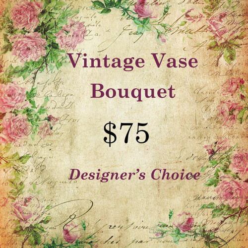 Designer's Choice Vintage Vase Bouquet