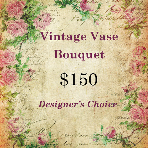 Designer's Choice Vintage Vase Bouquet