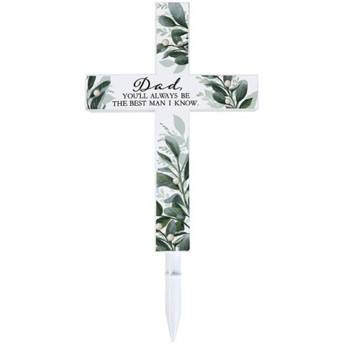 Dad Solar Cross Stake  Dad Solar Cross Stake