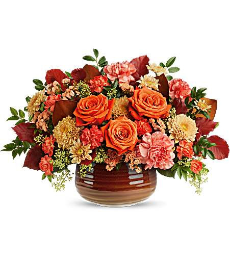 Teleflora's Rustic Ember Centerpiece