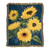Blue Zig Zag Sunflower