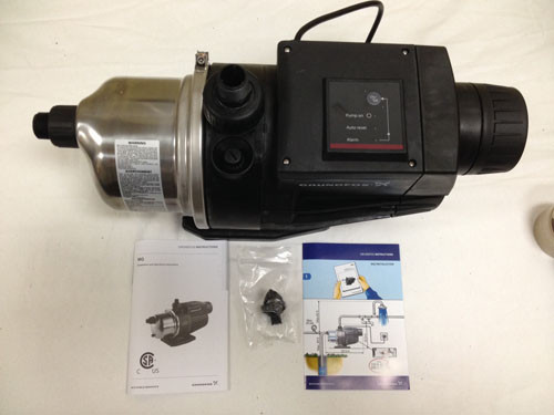 GRUNDFOS MQ-3-45 (1HP) Booster Pump 