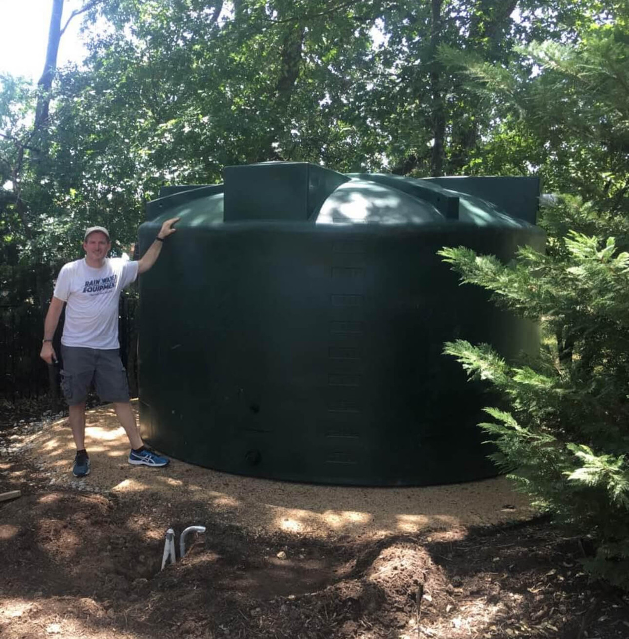 2500 Gallon Rain Harvesting Tank