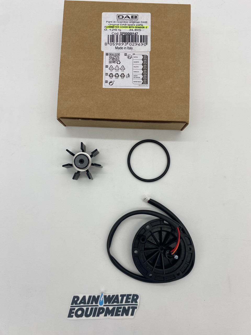 DAB FLOWMETER COVER WITH SENSOR
