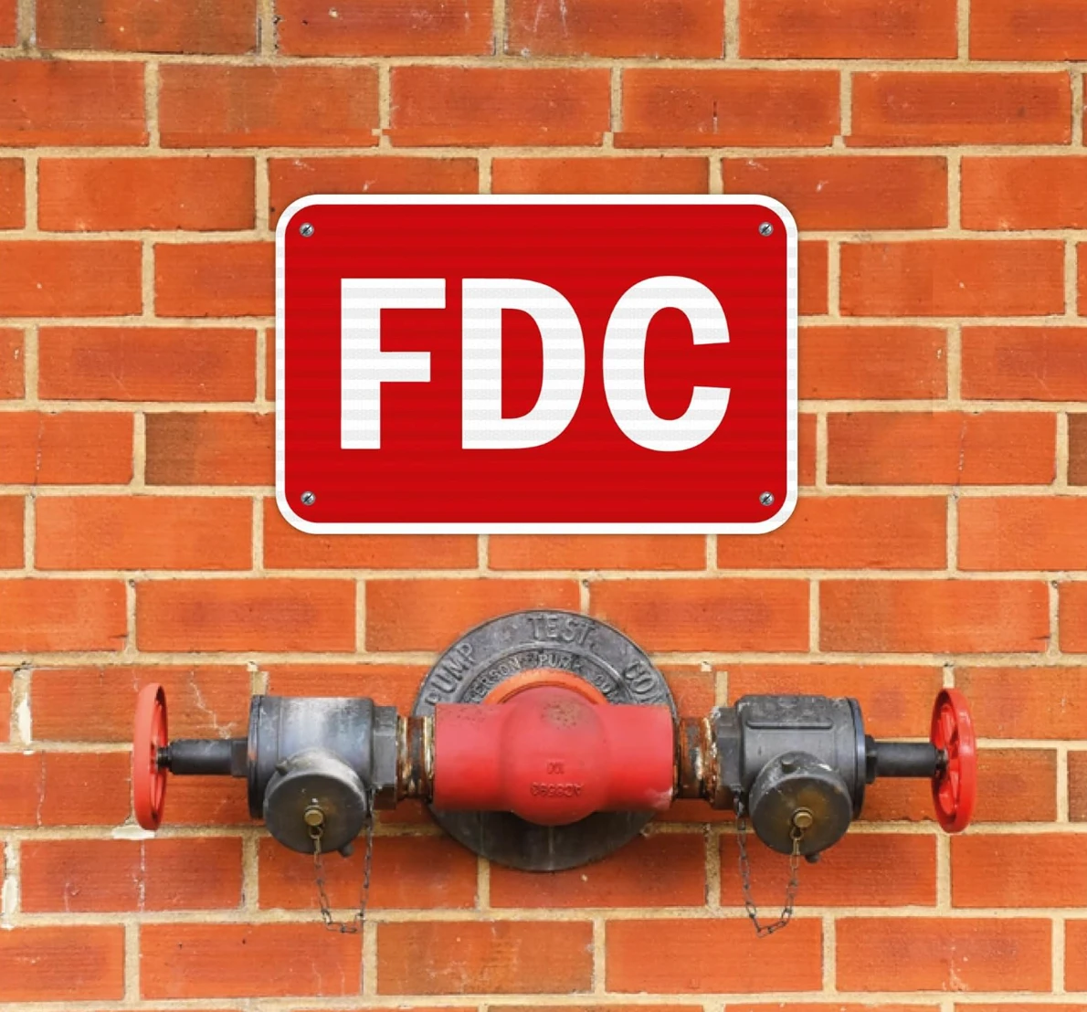 FDC Sign - Reflective Aluminum - 12