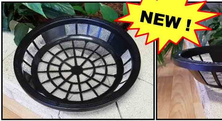 Basket filters, Purain, MiniCascade, basket strainer, plastic filter