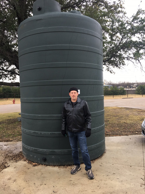 5000 Gallon Green TAll Water Tank (32384)