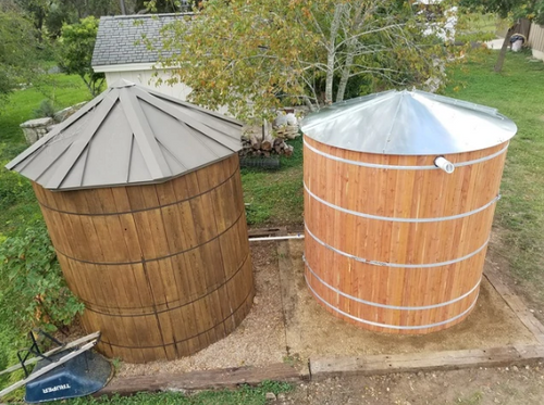 3000 Gallon Tiny Timber Water Tank (tT-8X8)