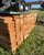 The natural beauty of raw cedar wood—ready to become a wooden storage tank.. 
