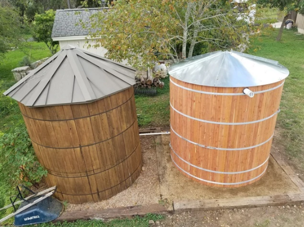 3000 Gallon Tiny Timber Water Tank (tT-8X8)