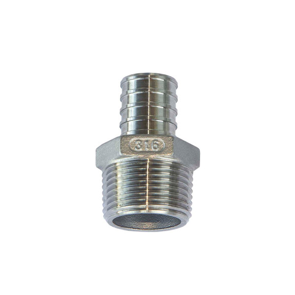 PEX Male Adapter - 316 Stainless Steel 