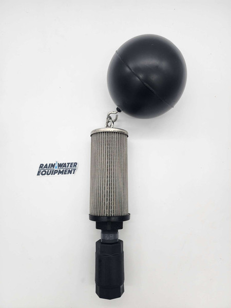 1.25" Stainless Steel Floating Intake Filter w/ Check Valve (Hose Optional)
