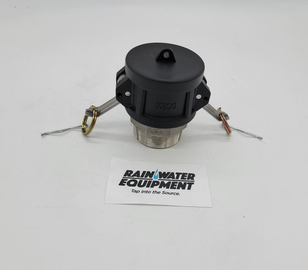 2" Poly Dust Cap for Camlock Type F - CG-PP200DC
2" Stainless Steel Camlock Fitting Type F - 2-SS-CAM-F