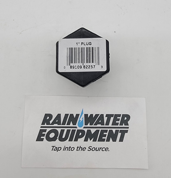 1" Threaded HDPE Plug (2970) - 62257