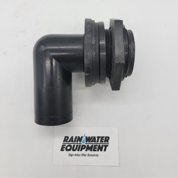 2" Bulkhead Fitting with 90-Degree Elbow (62834-90DE)