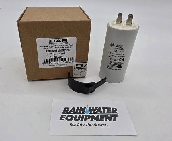 DAB CAPACITOR 50uF for the JET 50 /75-1 M 60HZ USA + EUROINOX 30/506 + JET COM 82 M (R00009643)