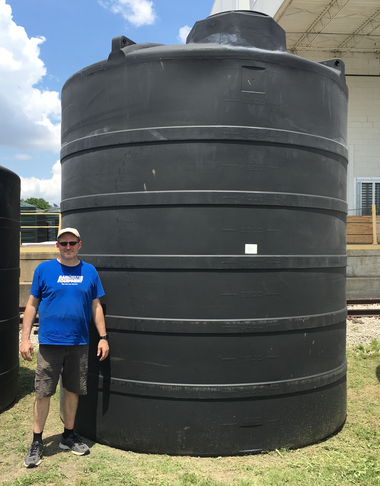 500 Gallon Water Storage Tank - Black